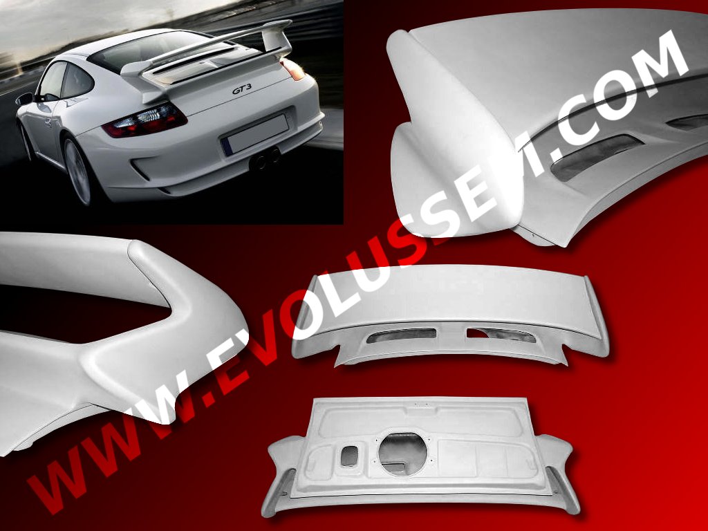 Aileron + Hayon kit complet Porsche 997 Aileron + Hayon kit complet Porsche 997