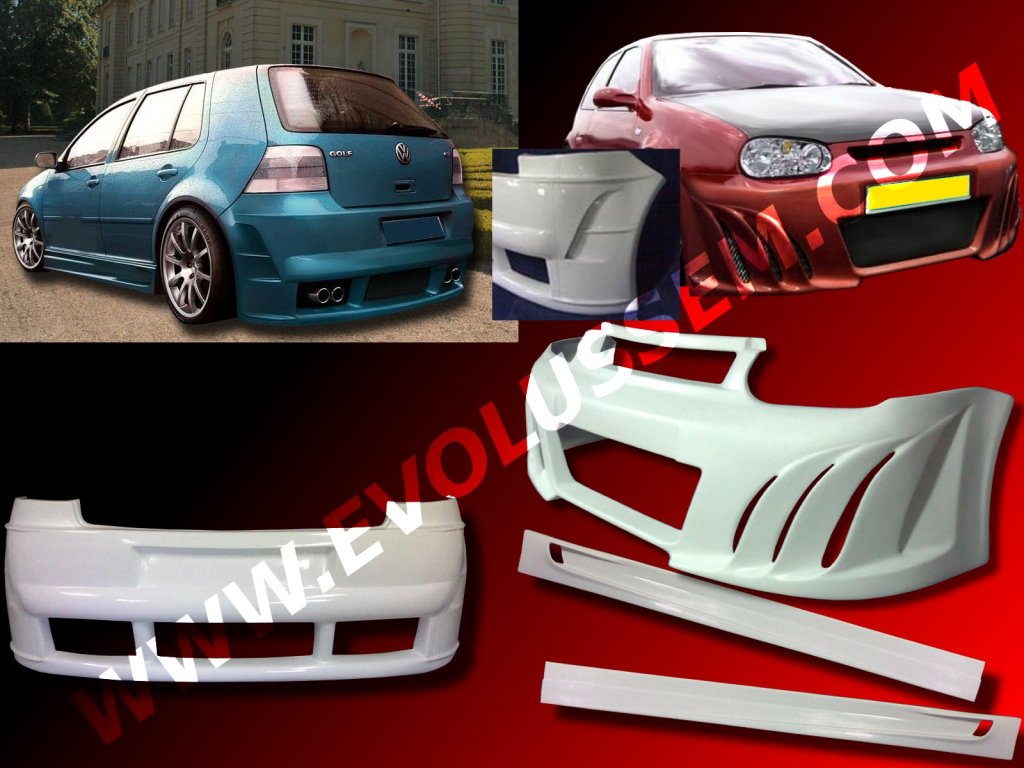 Kit carrosserie Evolussem Radical V.W. Golf 4 - 5 portes