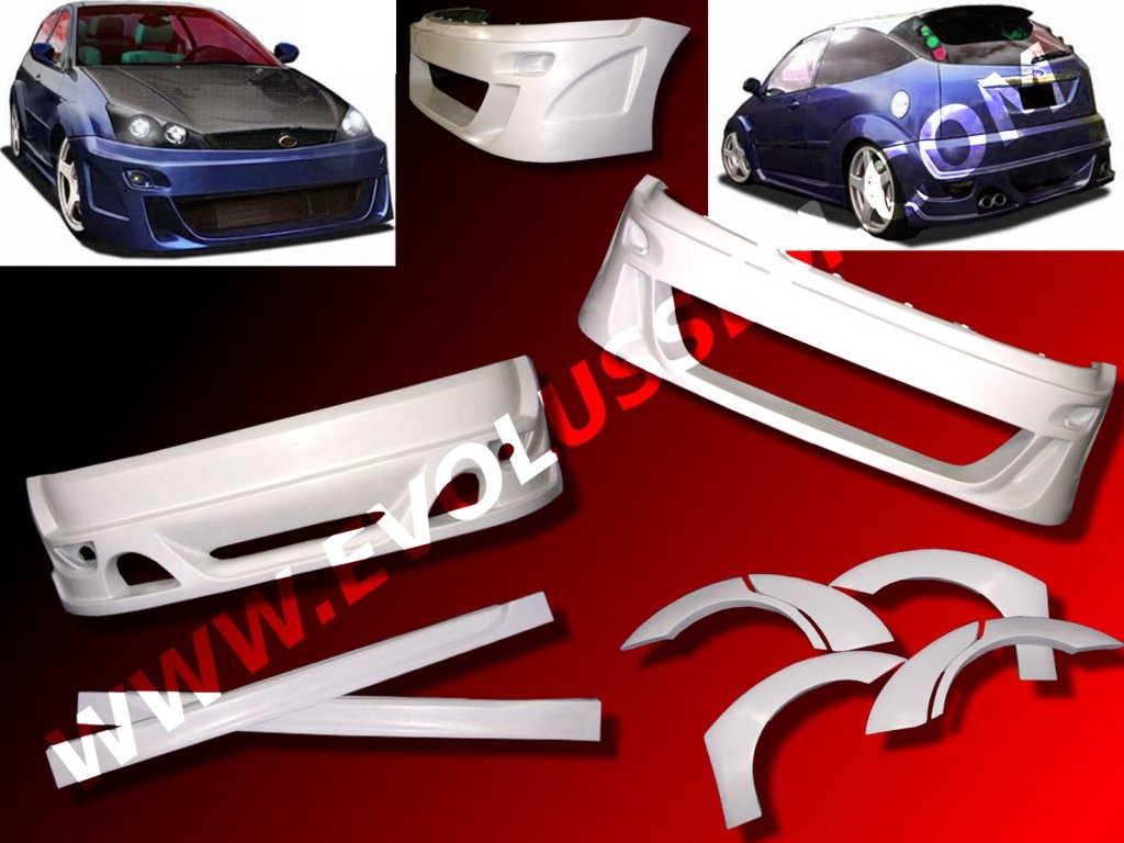 Kit large Evolussem Racer FORD Focus 3 et 5 portes