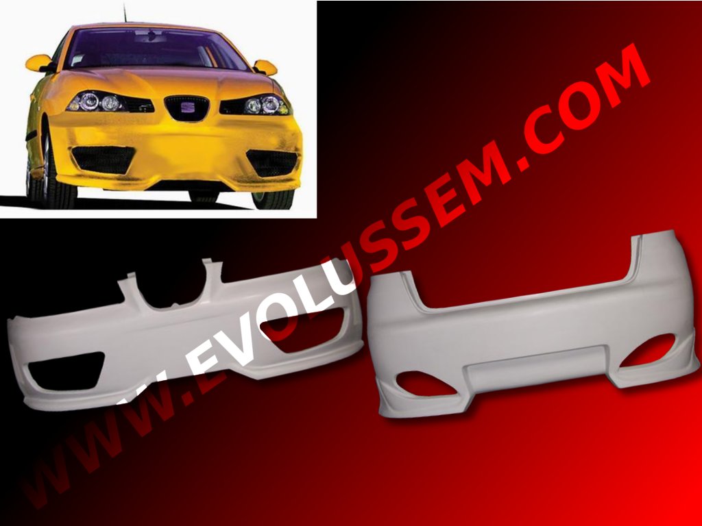 Kit carrosserie Evolussem Modena SEAT Ibiza de 02 à 06 Kit carrosserie Evolussem Modena SEAT Ibiza de 02 à 06