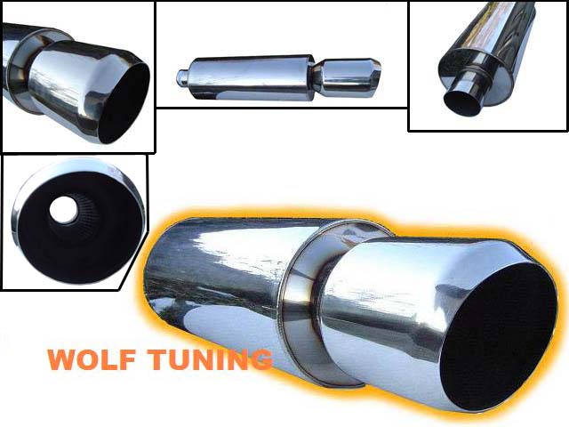 Silencieux Evolussem Inox 1 sortie Gros diamètre 115mm Silencieux Evolussem Inox 1 sortie Gros diamètre 115mm